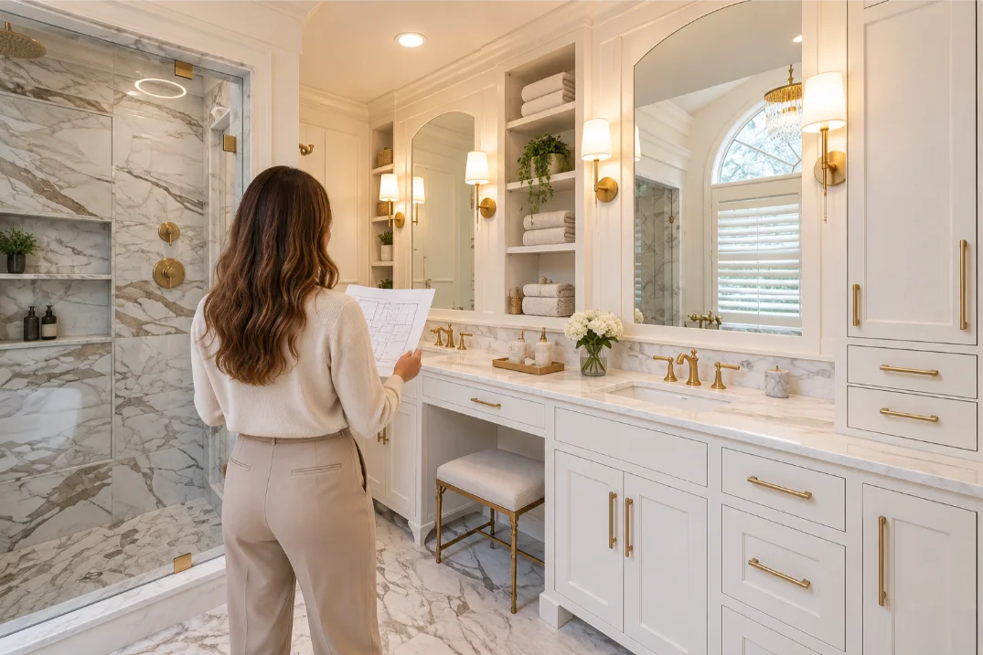 Bathroom Custom Vanities & Storage