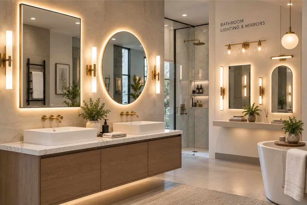 Bathroom Lighting & Mirrors Selection