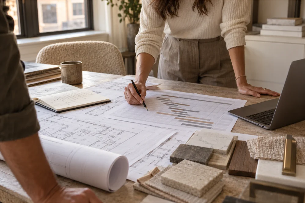 Interior Design Project Scheduling