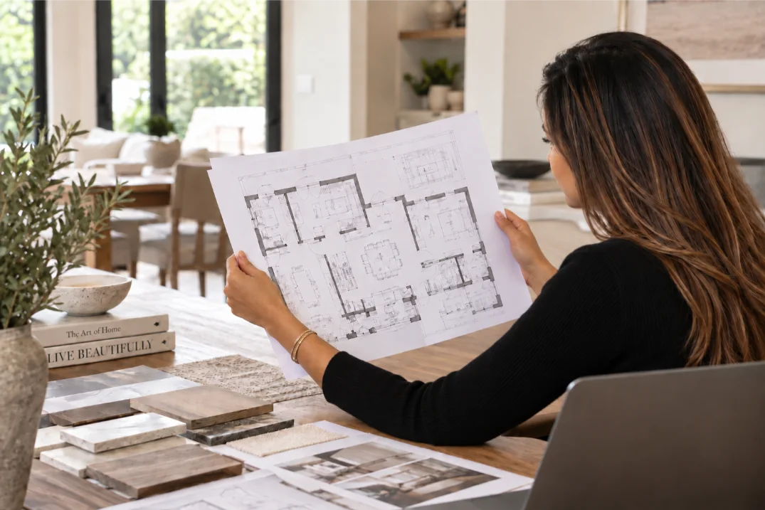 Interior Designer space and layout planning