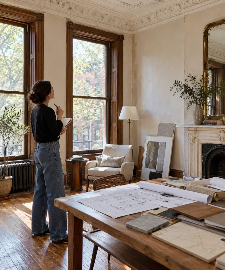 interior design consultation park slope brownstone