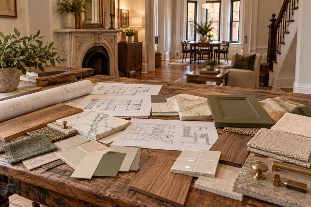 interior design materials moodboard interior designer hoboken