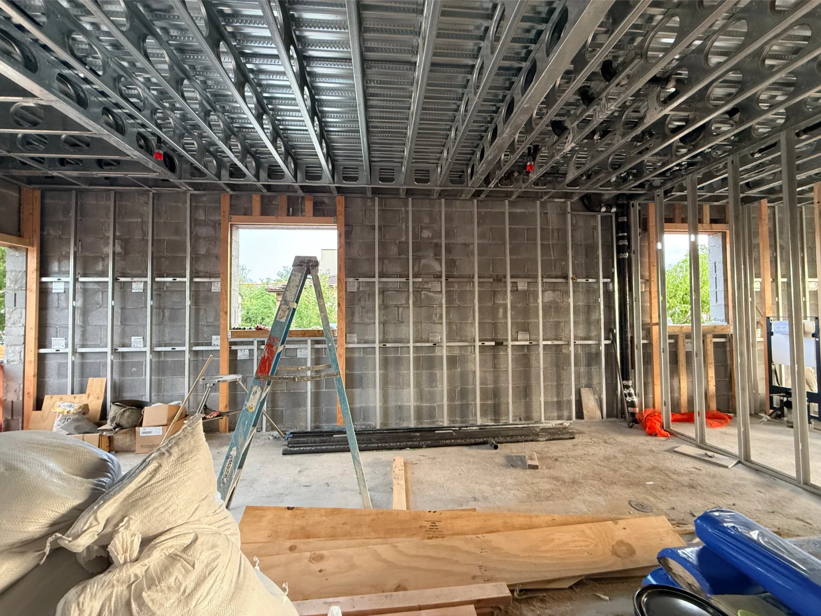 Residential Renovation Interior Framing