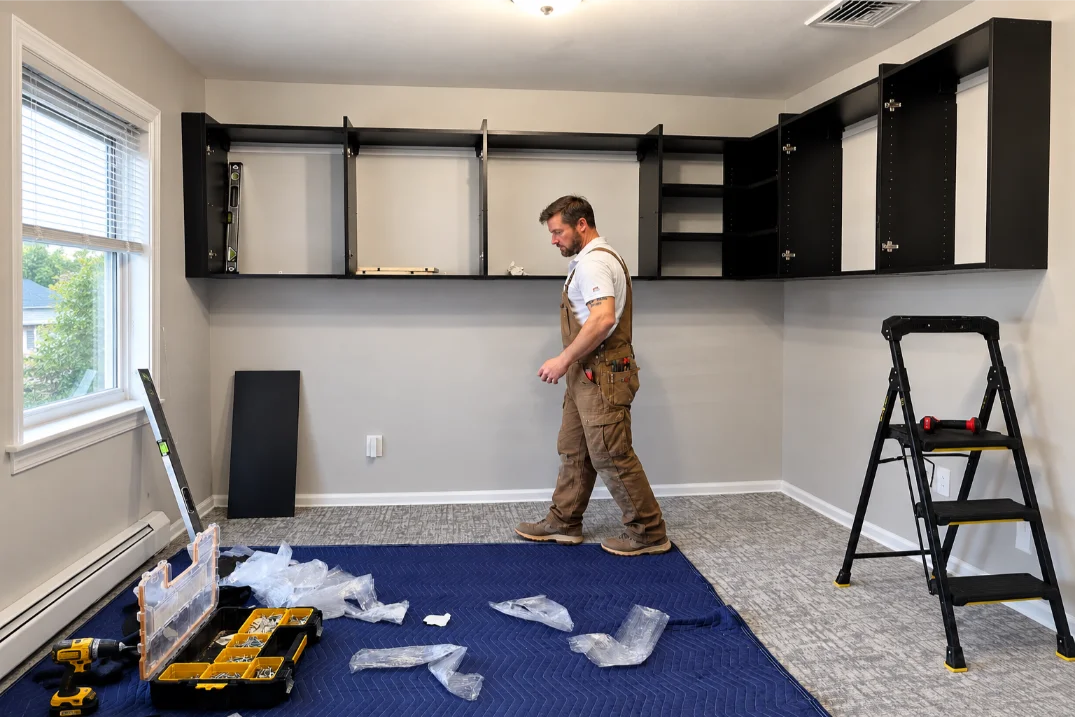 Modern Cabinet Installation
