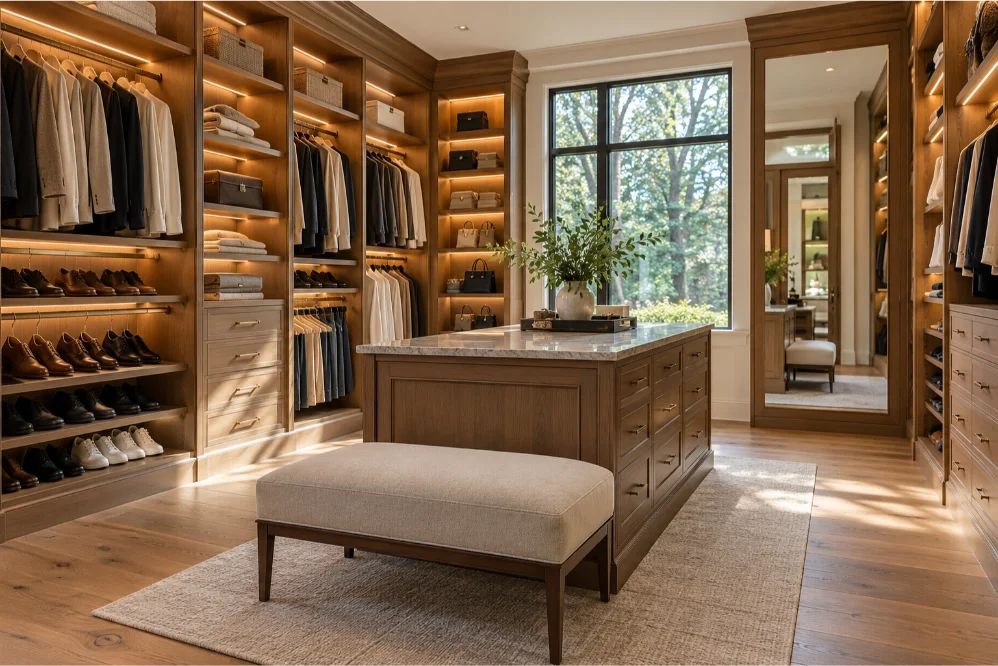 custom luxury wardrobe alpine new jersey