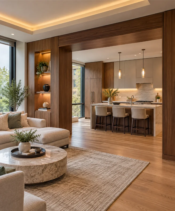 interior architecture open plan fort lee