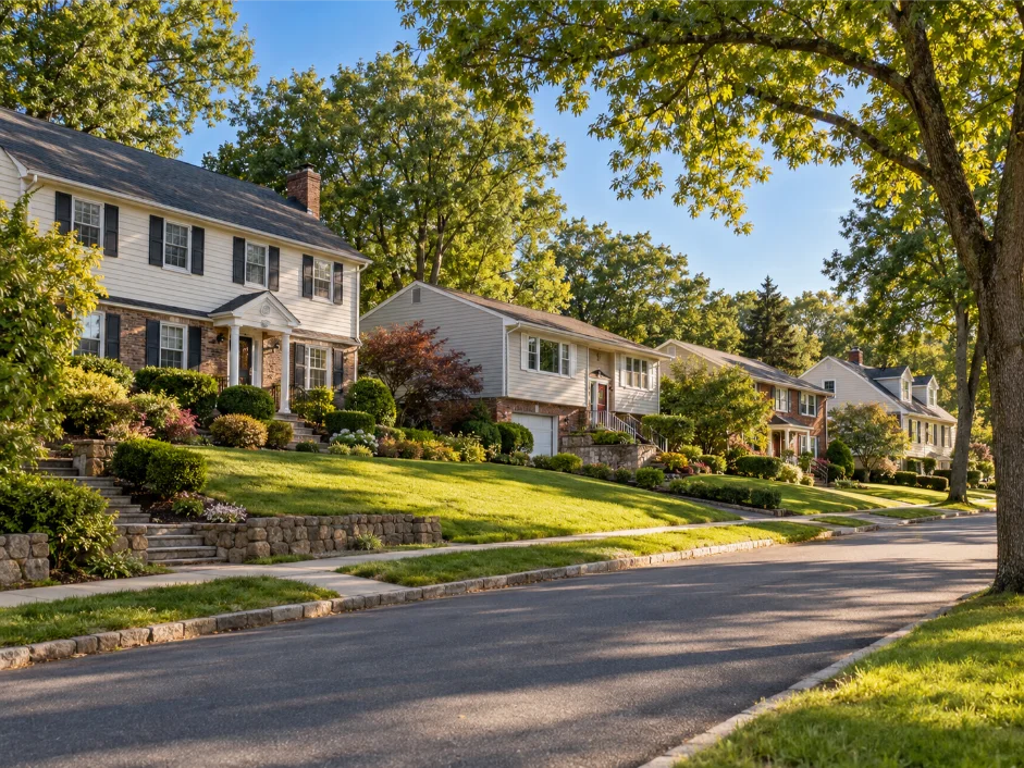 residential neighborhood homes wayne new jersey