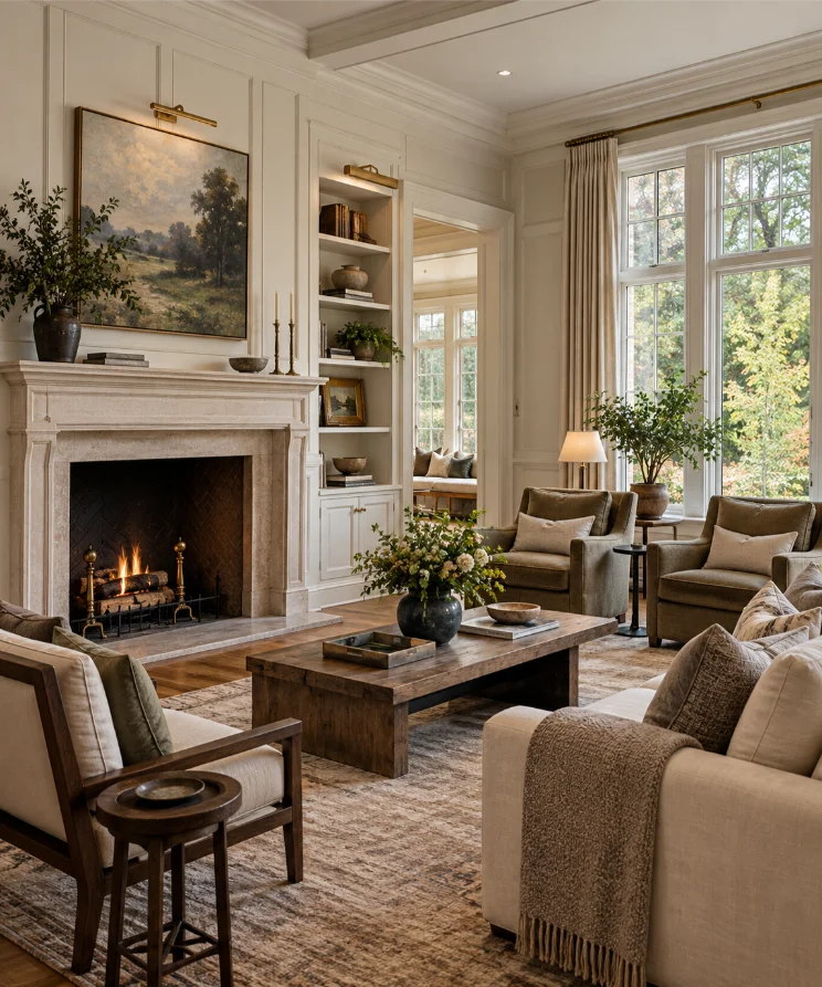 traditional interior design saddle river